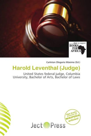 Harold Leventhal (Judge)
