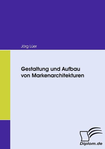 Gestaltung und Aufbau von Markenarchitekturen