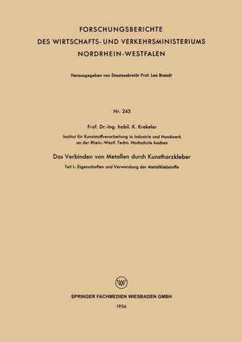 Das Verbinden von Metallen durch Kunstharzkleber