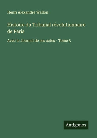 Histoire du Tribunal révolutionnaire de Paris