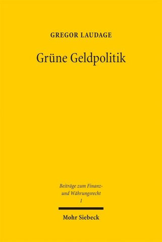 Grüne Geldpolitik