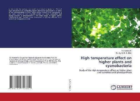 High temperature effect on higher plants and cyanobacteria