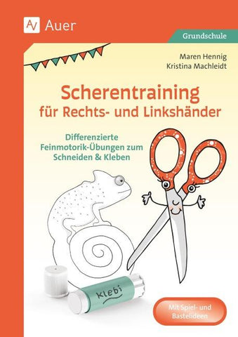 Scherentraining für Rechts- und Linkshänder