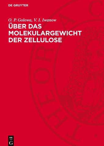 Über das Molekulargewicht der Zellulose