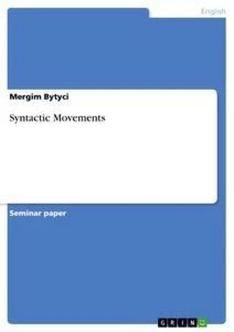 Syntactic Movements