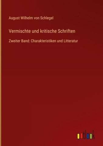 Vermischte und kritische Schriften