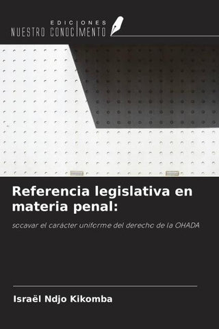 Referencia legislativa en materia penal: