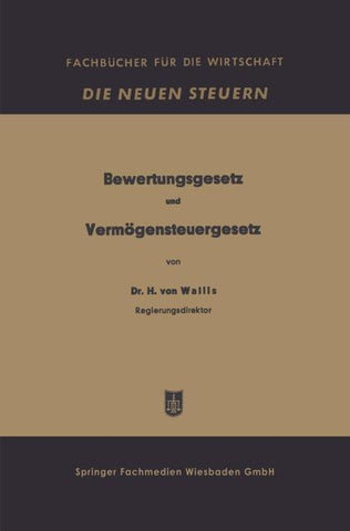 Bewertungsgesetz und Vermögensteuergesetz