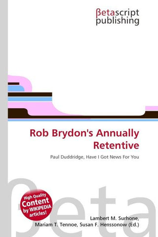 Rob Brydon's Annually Retentive