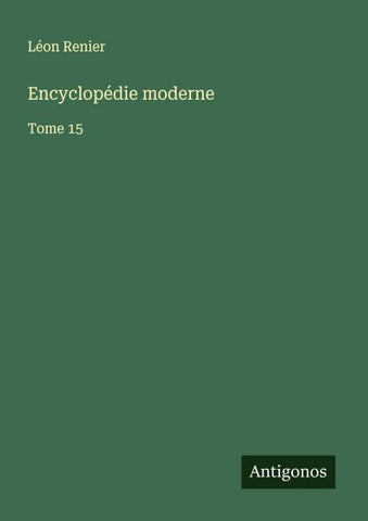 Encyclopédie moderne