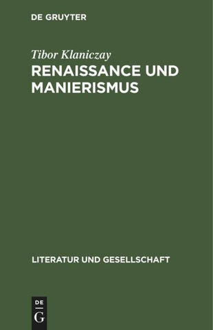 Renaissance und Manierismus