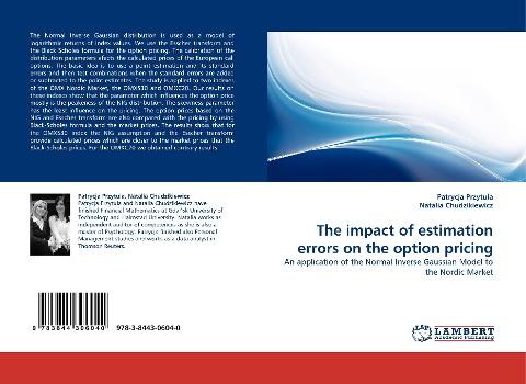 The impact of estimation errors on the option pricing