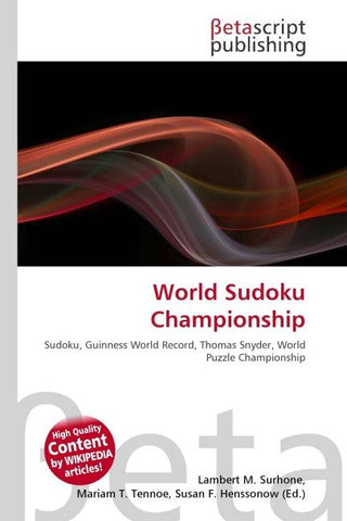 World Sudoku Championship