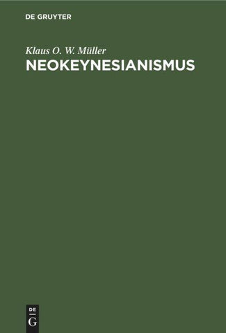 Neokeynesianismus
