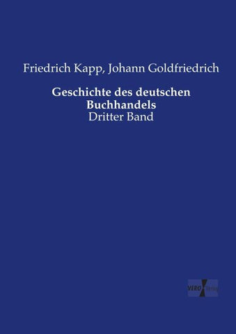 Geschichte des deutschen Buchhandels
