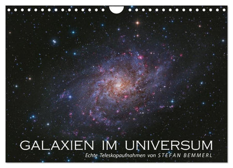 Galaxien im Universum (Wandkalender 2026 DIN A4 quer), CALVENDO Monatskalender