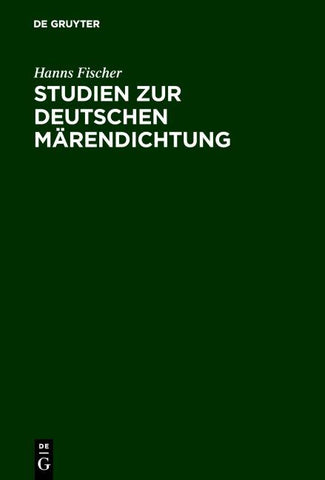 Studien zur deutschen Märendichtung