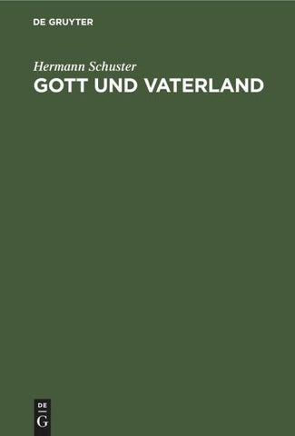 Gott und Vaterland