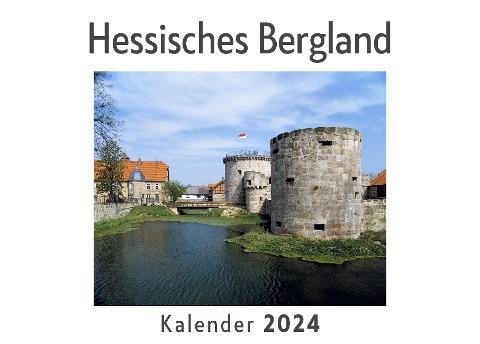 Hessisches Bergland (Wandkalender 2024, Kalender DIN A4 quer, Monatskalender im Querformat mit Kalendarium, Das perfekte Geschenk)