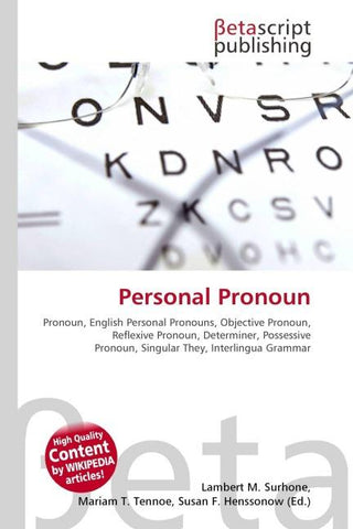 Personal Pronoun