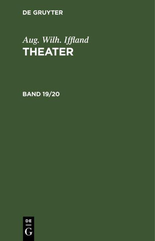 Theater. Band 19/20
