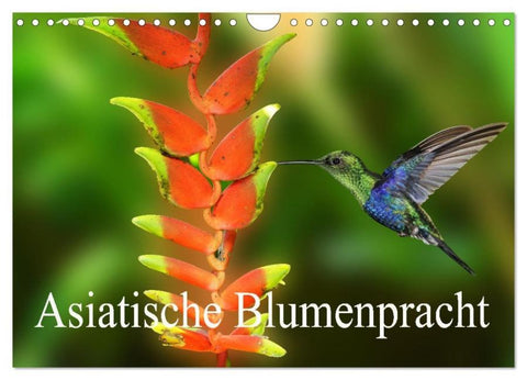 Asiatische Blumenpracht (Wandkalender 2026 DIN A4 quer), CALVENDO Monatskalender