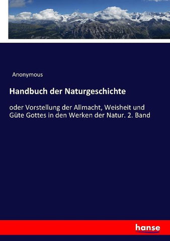 Handbuch der Naturgeschichte