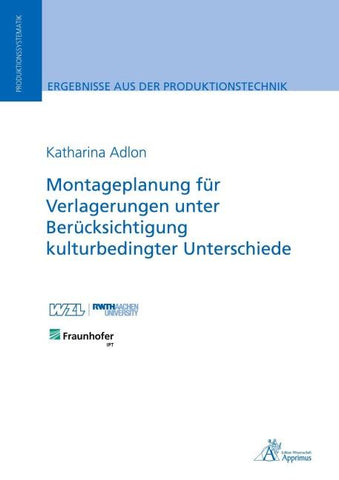 Montageplanung für Verlagerungen unter Berücksichtigung kulturbedingter Unterschiede