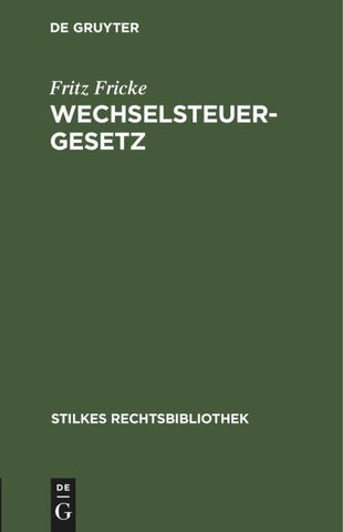 Wechselsteuergesetz