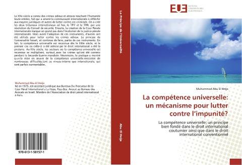 La compétence universelle: un mécanisme pour lutter contre l'impunité?
