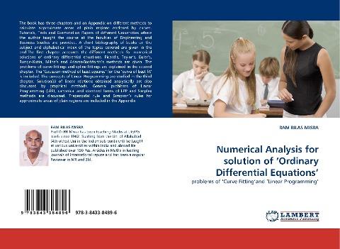 Numerical Analysis for solution of 'Ordinary Differential Equations''