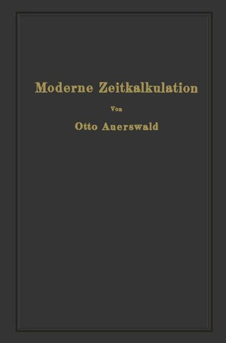 Moderne Zeitkalkulation
