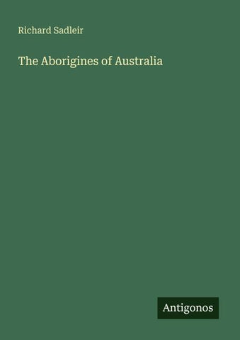 The Aborigines of Australia