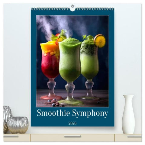 Smoothie Symphony (High Quality Premium Wall Calendar 2026 DIN A2 portrait),CALVENDO 12 Month Wall Calendar