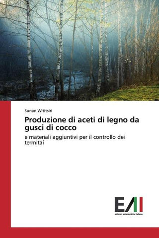 Produzione di aceti di legno da gusci di cocco