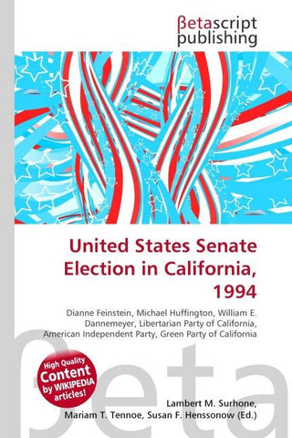 United States Senate Election in California, 1994