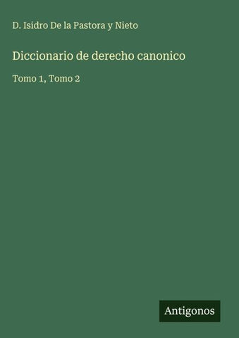 Diccionario de derecho canonico