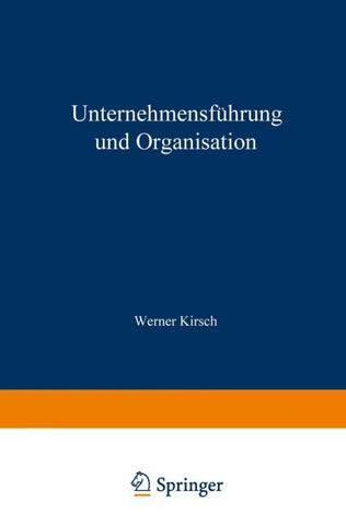 Unternehmensführung und Organisation