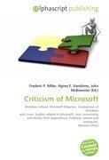Criticism of Microsoft