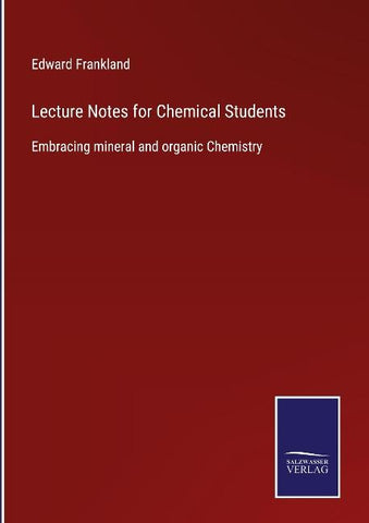 Lecture Notes for Chemical Students