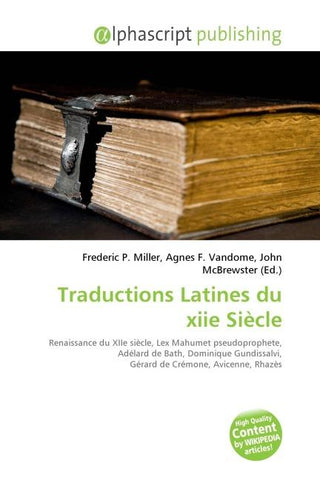 Traductions Latines du xiie Siècle