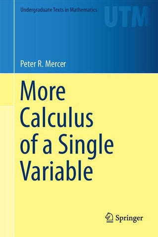 More Calculus of a Single Variable