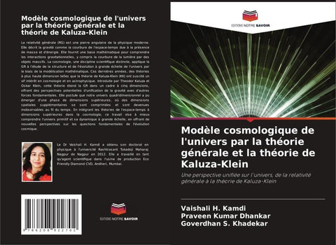 Modèle cosmologique de l'univers par la théorie générale et la théorie de Kaluza-Klein