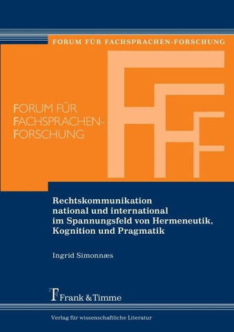 Rechtskommunikation national und international im Spannungsfeld