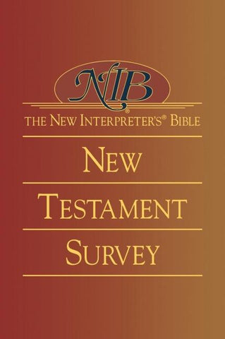 New Interpreter's Bible New Testament Survey