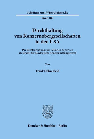Direkthaftung von Konzernobergesellschaften in den USA.