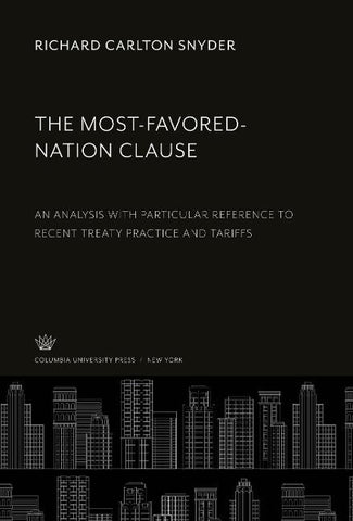 The Most-Favored-Nation Clause