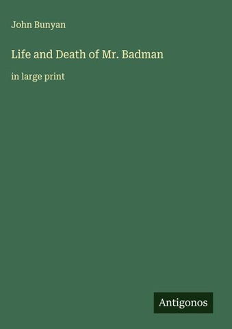 Life and Death of Mr. Badman