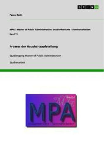 Prozess der Haushaltsaufstellung