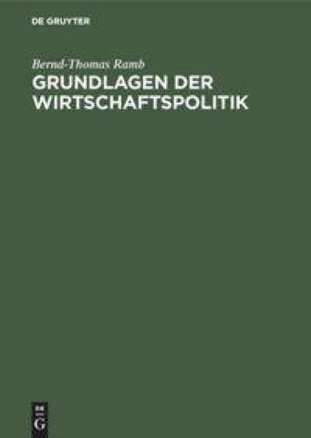 Grundlagen der Wirtschaftspolitik